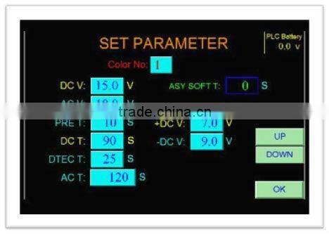 8000A 24 30V AC+DC or AC coloring power supply for aluminum profile