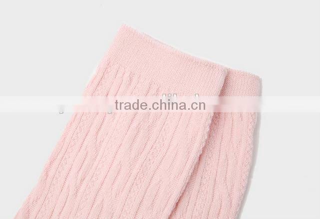Pink lady's cotton socks