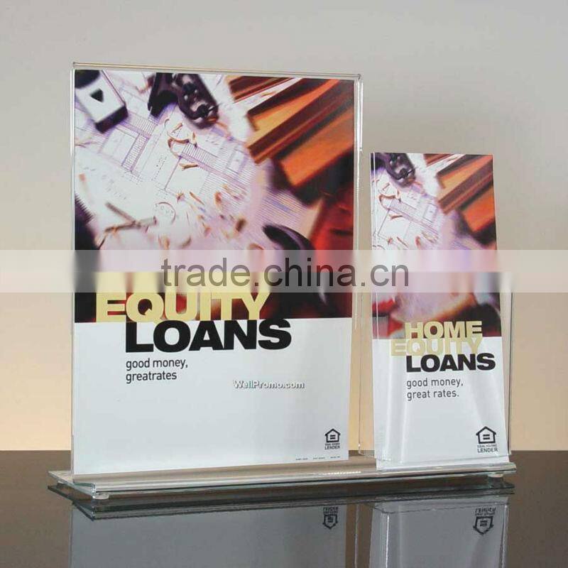 Clear acrylic cup or glass cup tray bar serving tray