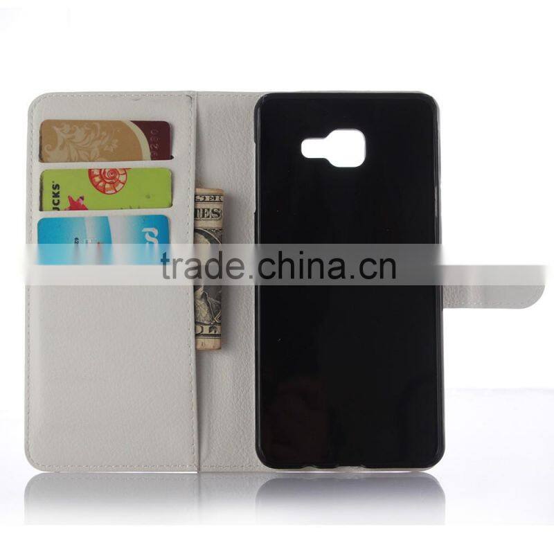 Wholesale Folio Stand Case for Samsung GALAXY A5 A510 PU Leather Flip Cover with Wallet