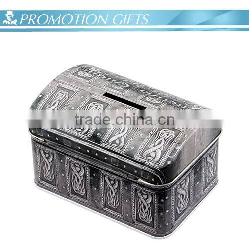 Customized chest money box with lock and key