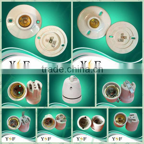 Matt patent ceramic e27 bulb holder