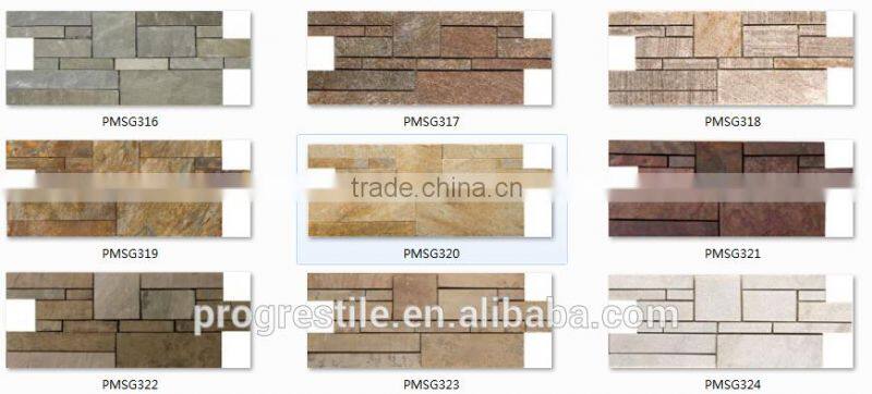 natural stone mosaics, slate mosaic, modern house mosaic design(PMSG320)
