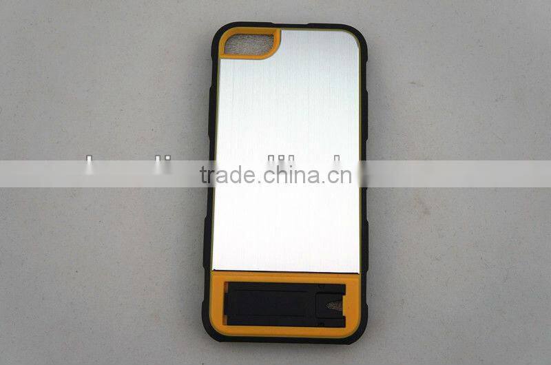 hot selling tpu bumper + matte pc backside case for iphone 5