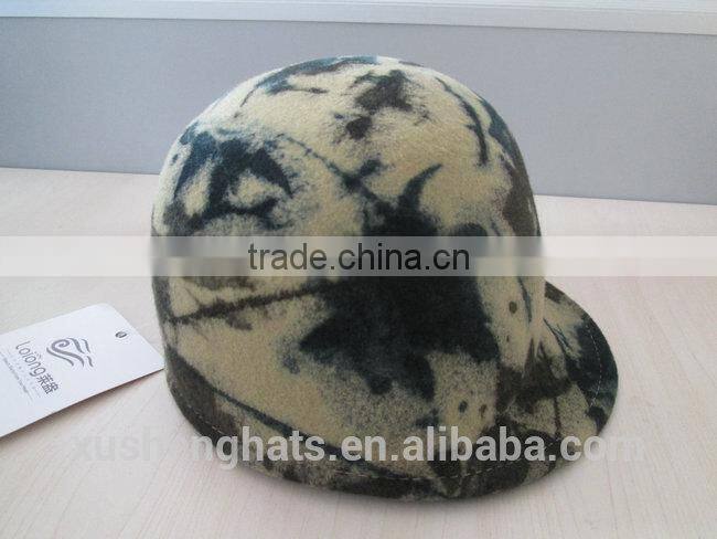 wholesale high quality wool riding hats,sports hat and cap with printing