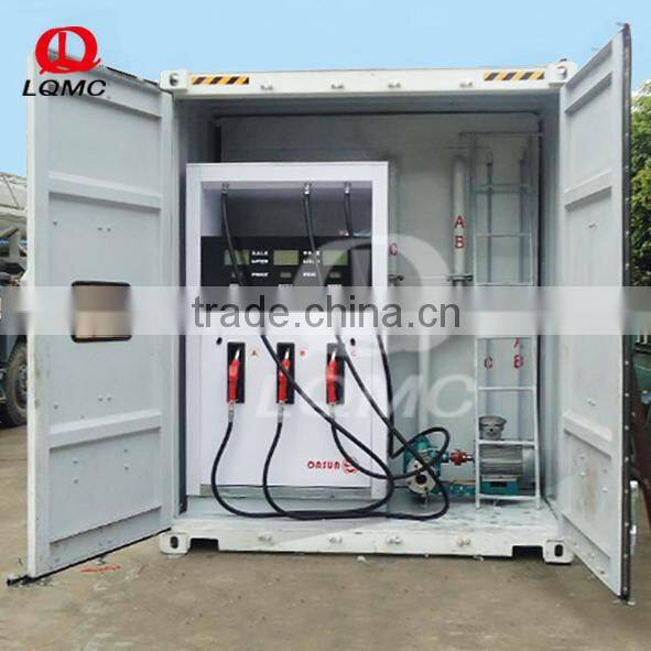 mobile fuel petrol filling container station made by luqiang