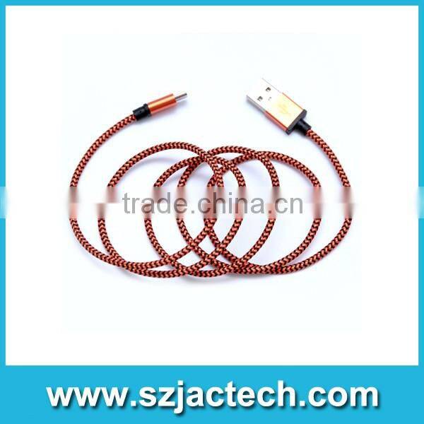 Braided Aluminum USB Data Sync Charger Cable Cord For iPhone 5/6/6s/ 7