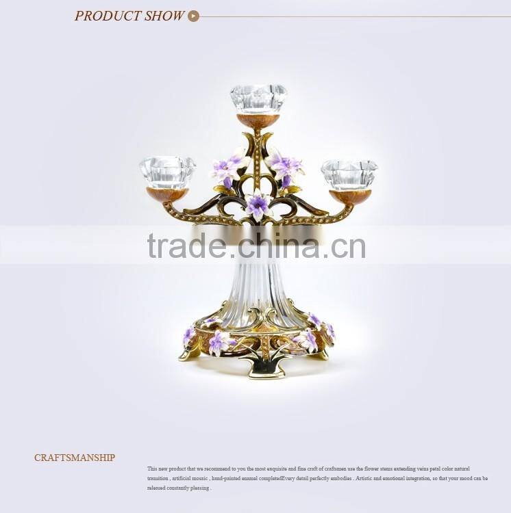 RORO Conjugal Felicity lily pewter craft gift candle stand