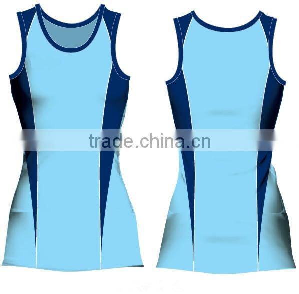 100% polyster beautiful soft netball uniform
