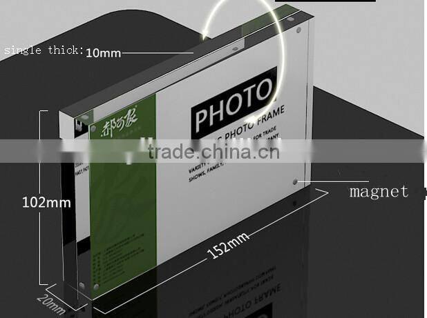 high transparent acrylic photo booth frame