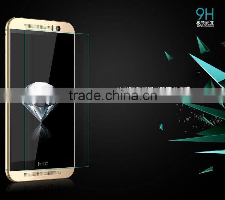 New 0.3mm Super Clear Tempered Glass Screen Protector 2.5D Protective Film for HTC One M9