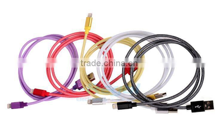 High Quality fish net USB Data Sync Charging Cable for All Smartphone