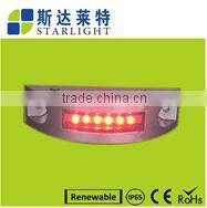 easy installation white 600mAH NI-MH battery road side Solar road stud flashing light