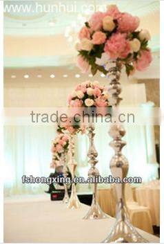 New metal flower vase flower stand for wedding decoration or home supplies