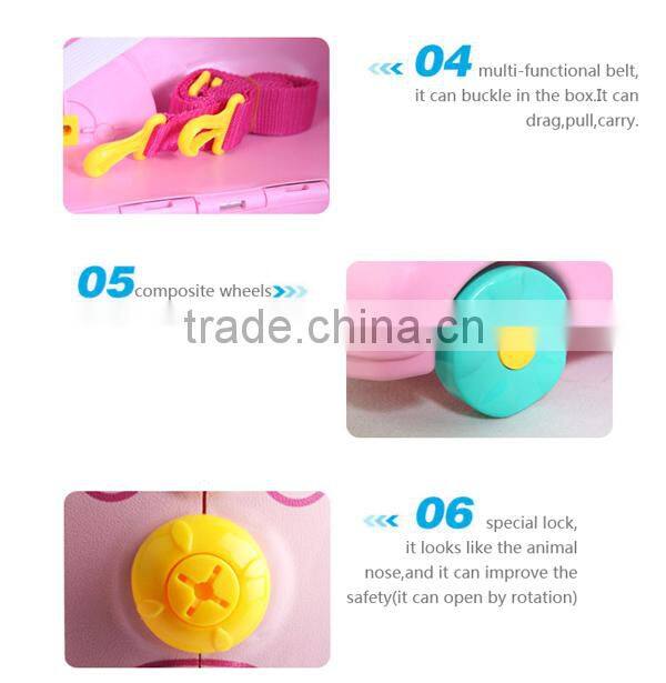 Top quality hot-selling children luggage plastic baby mini toy suitcase