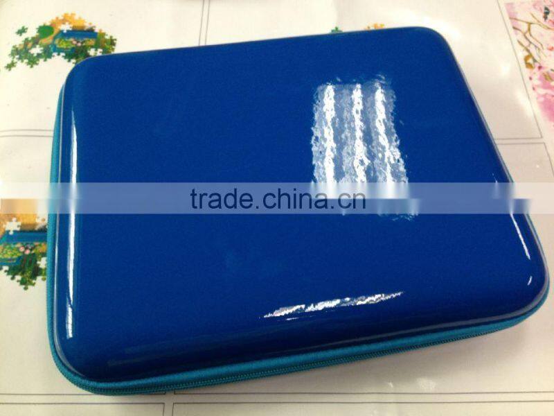 high quality bright eva leather cases for tablet and for cosmetic instrument