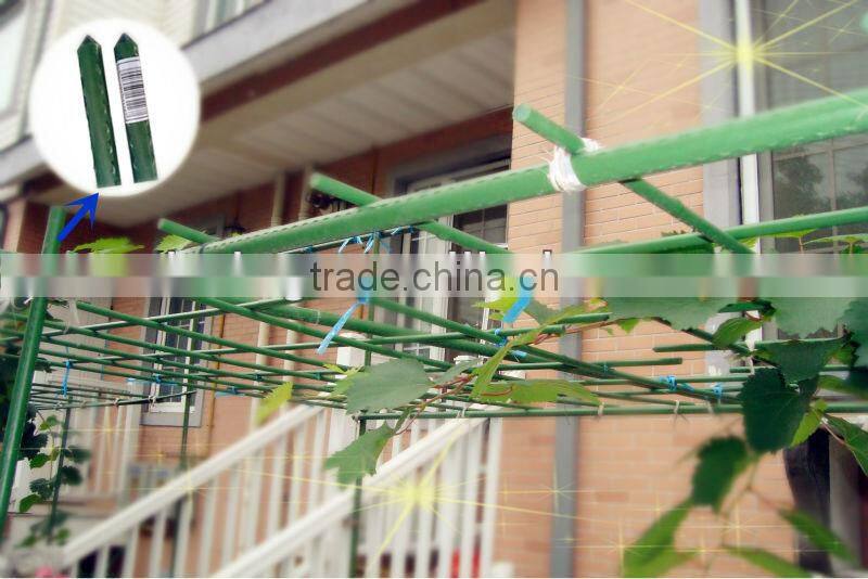 plastic coated steel decorative garden stakes
