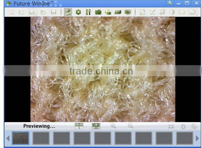 Patent MDA1300R portable USB digital microscope with reticle measurement function for textile quality control