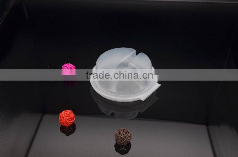 plastic PP original color take away food container, eco-friendly plastic PP blister food tray with cover