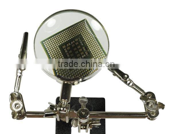 Helping Hand with Magnifying Glass