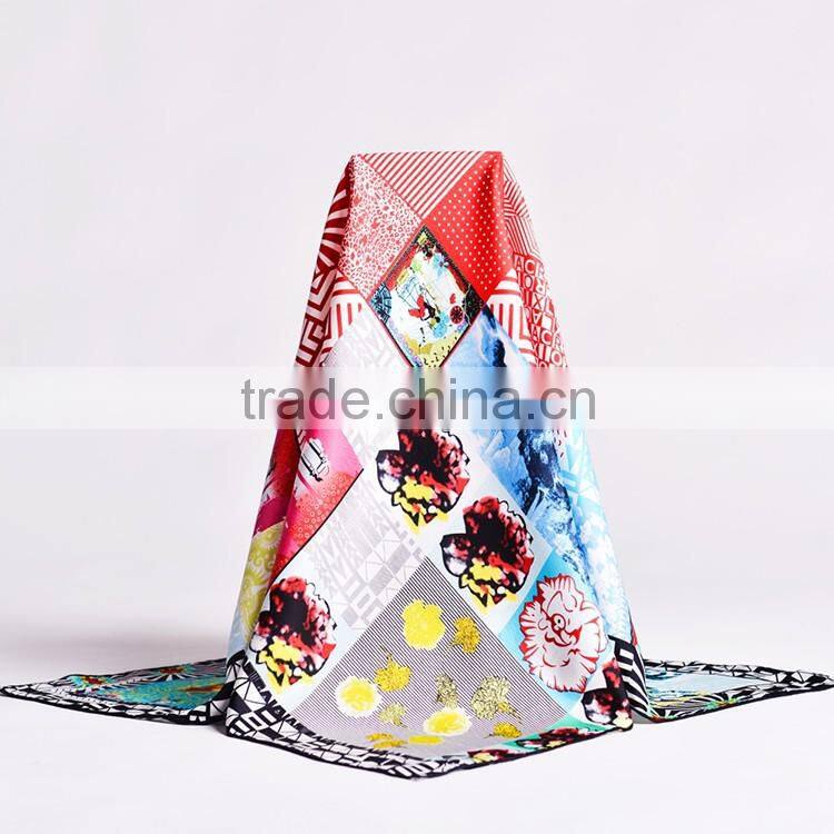 Customer Design Print Silk Scarf