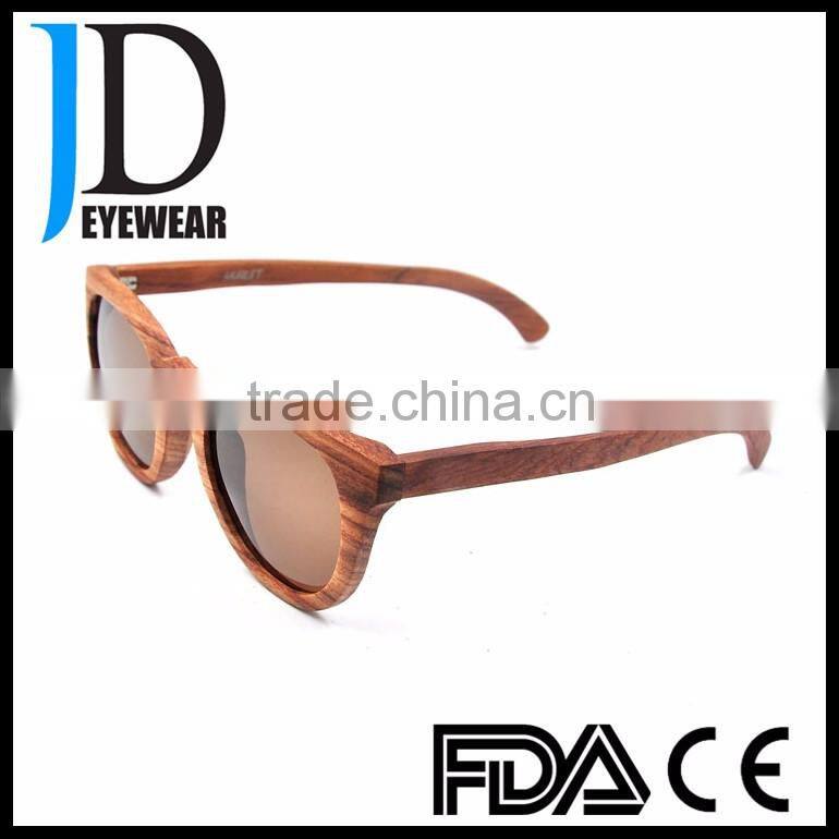 High Quality Cat.3 UV400 OEM Skateboard Wood Sunglasses