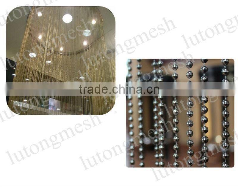 metal room divider beads