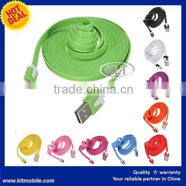 Ultra Thin Micro USB Cable Data Transfer Power Cable Lead