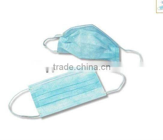 green color disposable medical face mask