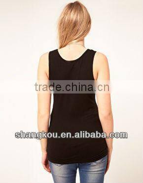 wholesale fashion design women summer back long Maternity Exclusive Vest in Soft Touch Fabric shkz 157