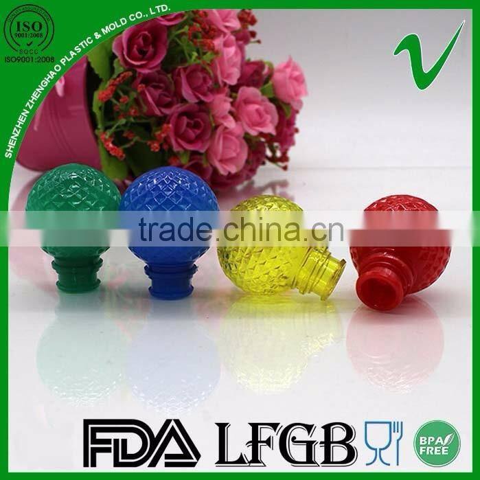 mini colourful plastic bottle with ball shape shenzhen supply