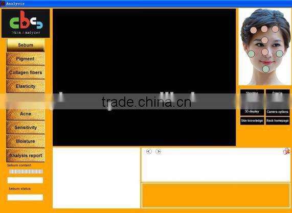 AYJ-J019 facial Skin Moisture Monit analyzer/digital skin analyzer