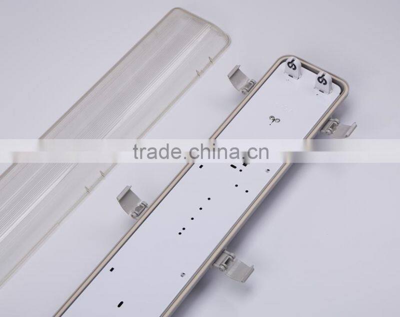 Office LED Lighting 4ft tri-proof T8 twins Fluorescent Batten Fitting