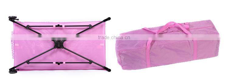SGS certicification travel baby playpen/cot, baby play yard with door