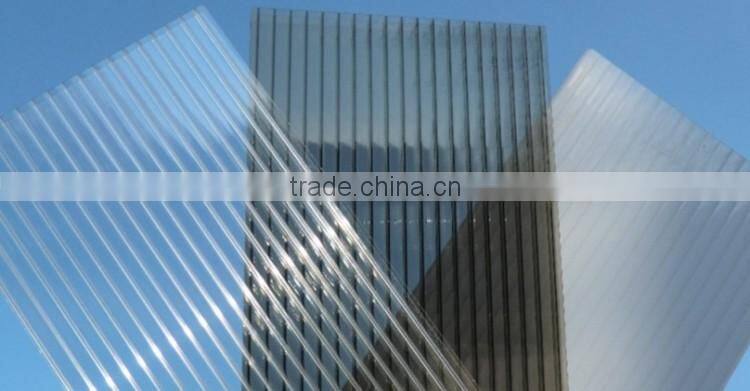 Flat Multi wall polycarbonate 4mm 6mm 8mm pc plastic roofing sheet