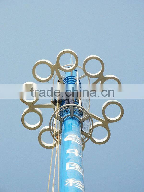 4G BTS telecommunication steel towers monopole antenna tower