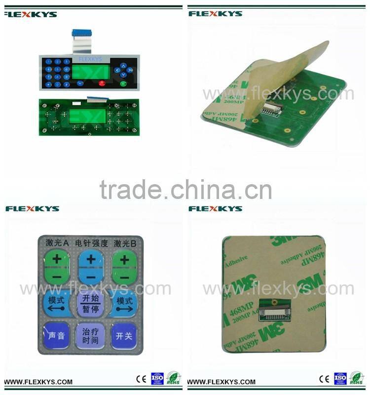 Dust proof PCB printed circuit board membrane switch for mobile phone