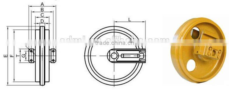 OEM Undercarriage Parts Idler for Excavators