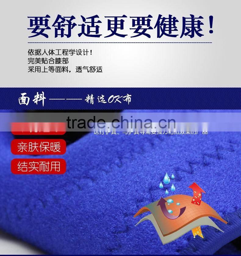 Custom heat transfer Printing black adjustable Neoprene Knee Brace