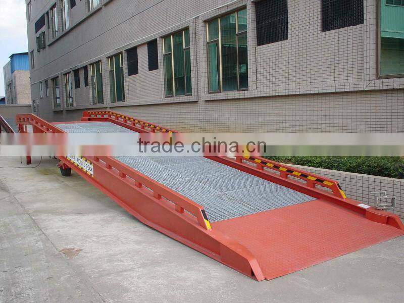 mobile hydraulic container loading ramps