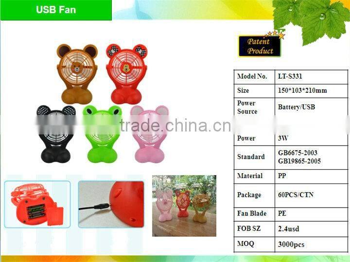 Patent Promotion Gift USB Mini Fan