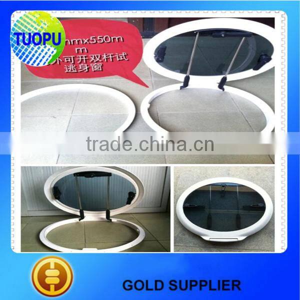 China boat stainless steel round deck plate ,6 inch Screw fixed Deck Plate marine yacht deck plate