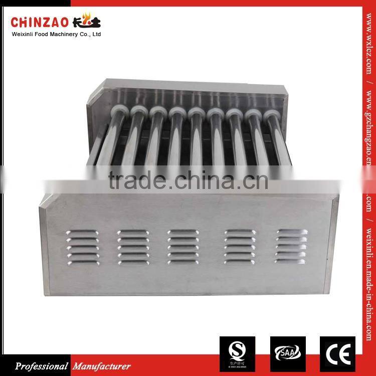 9 Rollers Stainless Steel Commercial Hot Dog Grill Machine