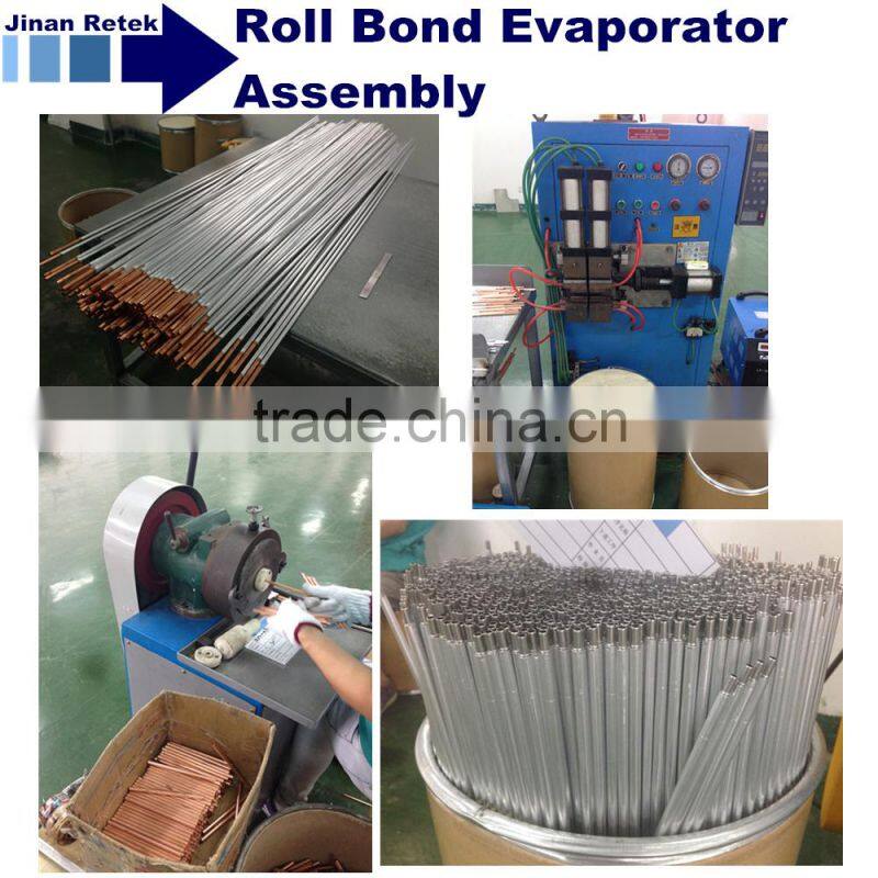 aluminium roll bond evaporator for refrigerator