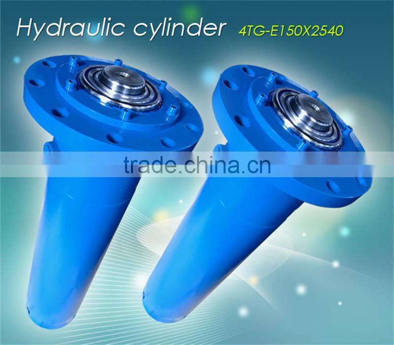 front flange hydraulic press cylinder for industrial equipments