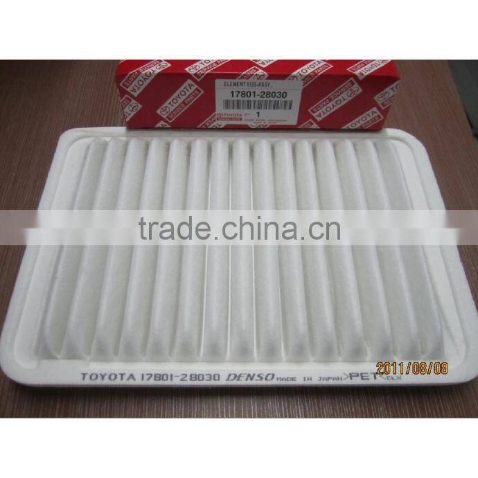 Auto Engine Parts for Toyota Air Filter for Yaris 17801-28030