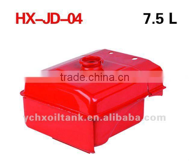 diesel engine fuel tank/JD diesel engine fuel tank/7.5L fuel tank/red steel fuel tank