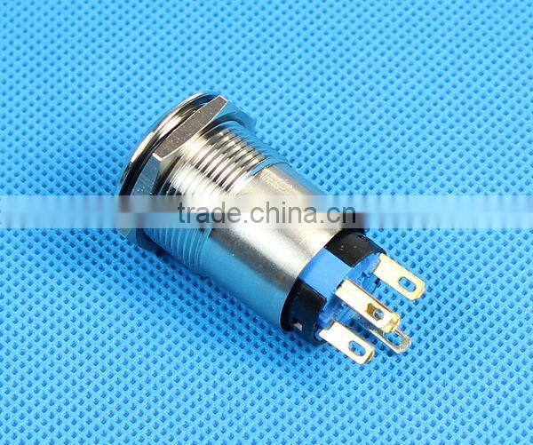 19mm waterproof switch 12v illuminated