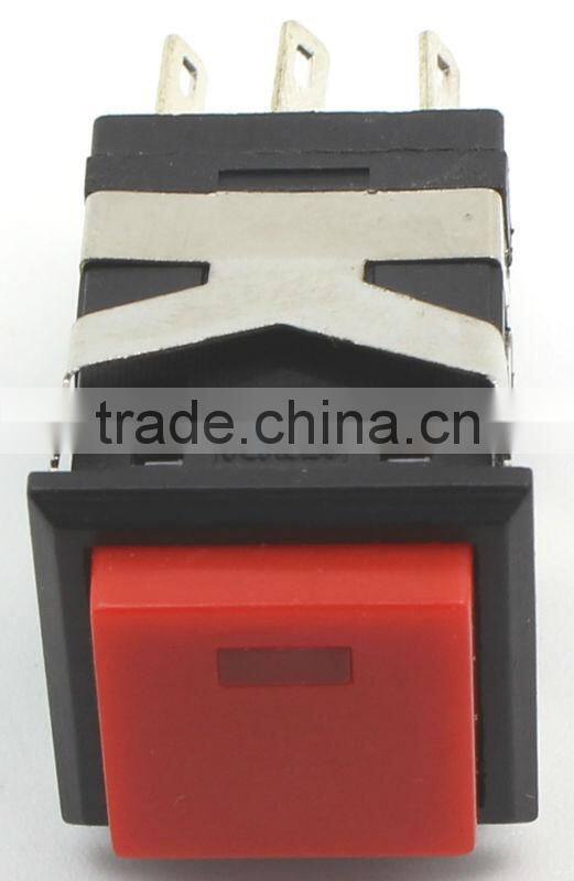 KD2-22 ON-(ON) square LED push button switch