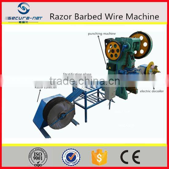 Razor barbed wire machine